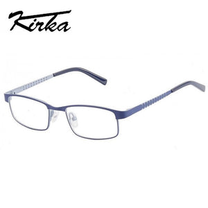 Kirka Kids Stainless Steel Glasses Boy Girl Eyeglasses Optical Lightweight Eyewear Frame Child Anti-blue Computer Glasses