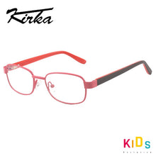 Load image into Gallery viewer, Kirka Metal Kids Eyeglasses Children Pink Plain Prescription Glasses Frames Girls Boys Optical Children Glasses Frame