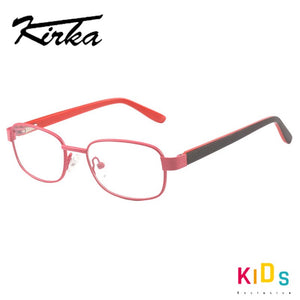 Kirka Metal Kids Eyeglasses Children Pink Plain Prescription Glasses Frames Girls Boys Optical Children Glasses Frame