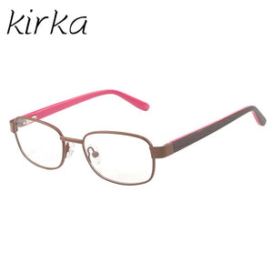Kirka Metal Kids Eyeglasses Children Pink Plain Prescription Glasses Frames Girls Boys Optical Children Glasses Frame
