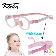 Load image into Gallery viewer, Kirka Optical Children Glasses Frames TR90 Flexible Kids Silicone Glasses Baby Eyeglass Kids Rubber Glasses Pink Unisex