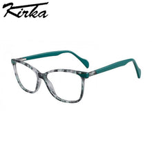 Load image into Gallery viewer, Kirka Oversize Eyeglasses Frames Woman Myopia Optical Prescription Glasses Frame Green Tortoiseshell Female Men Glasses Eyewear