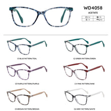 Load image into Gallery viewer, Kirka Oversize Eyeglasses Frames Woman Myopia Optical Prescription Glasses Frame Green Tortoiseshell Female Men Glasses Eyewear