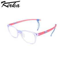 Load image into Gallery viewer, Kirka Rectangle Kids Blue Light Blocking Glasses Children TR90 Light Frame Eyeglasses Boy Girl Computer Eyewear Protect Eyes