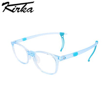 Load image into Gallery viewer, Kirka Rectangle Kids Blue Light Blocking Glasses Children TR90 Light Frame Eyeglasses Boy Girl Computer Eyewear Protect Eyes