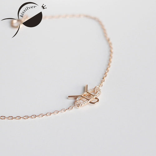 Micro aquilone in argento sterling S925, argento vento fresco in stile giapponese, braccialetto in stile popolare femminile 