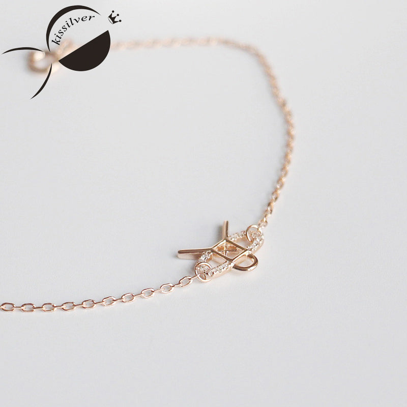 Micro aquilone in argento sterling S925, argento vento fresco in stile giapponese, braccialetto in stile popolare femminile 