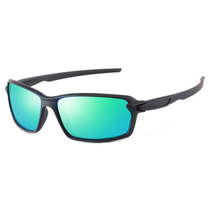 Kisunrise Men Polarized Sport Sunglasses Metal Frame Elastic paint colorful lenses Sun Glasses UV400 KS1104