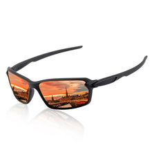 Load image into Gallery viewer, Kisunrise Men Polarized Sport Sunglasses Metal Frame Elastic paint colorful lenses Sun Glasses UV400 KS1104