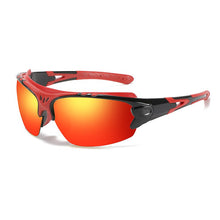Load image into Gallery viewer, Kisunrise Men Polarized Sport Sunglasses Windproof Mirror Riding Glasses Outdoor UV400 KS1111