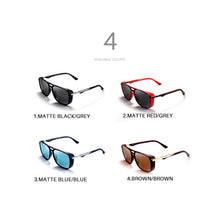 Load image into Gallery viewer, Kisunrise Polarized Sunglasses Men Vintage Square Steampunk Sun Glasses For Driving Sun Glasses UV400 KS0623