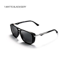 Load image into Gallery viewer, Kisunrise Polarized Sunglasses Men Vintage Square Steampunk Sun Glasses For Driving Sun Glasses UV400 KS0623