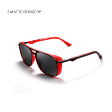 Load image into Gallery viewer, Kisunrise Polarized Sunglasses Men Vintage Square Steampunk Sun Glasses For Driving Sun Glasses UV400 KS0623