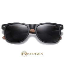 Load image into Gallery viewer, Kithdia Environment-Friendly Black Walnut Wood UV400 Polarized Bamboo Sunglasses Men&#39;s Trendy Anti Blue Lens S7061h