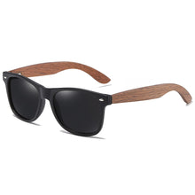 Load image into Gallery viewer, Kithdia Environment-Friendly Black Walnut Wood UV400 Polarized Bamboo Sunglasses Men&#39;s Trendy Anti Blue Lens S7061h
