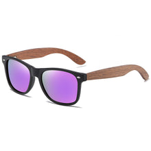 Load image into Gallery viewer, Kithdia Environment-Friendly Black Walnut Wood UV400 Polarized Bamboo Sunglasses Men&#39;s Trendy Anti Blue Lens S7061h