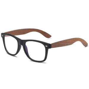 Kithdia Environment-Friendly Black Walnut Wood UV400 Polarized Bamboo Sunglasses Men's Trendy Anti Blue Lens S7061h