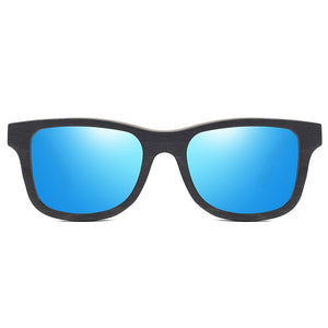 Kithdia TOP Black Wooden Sunglasses Handmade Natural Skateboard Wooden Sunglasses Men Women Wooden Polarized Sunglasses S5832