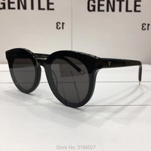 Load image into Gallery viewer, Korea Brand Designer GM sunglasse Acetate women GENTLE  Black peter Sun glasses UV400 lenses round Eyeglasses For Men Women