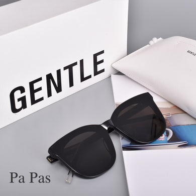 Korea Brand Square men women Sunglasses  Gentle PaPas  Acetate Polarized UV400 sunglasses women men  With brand Case