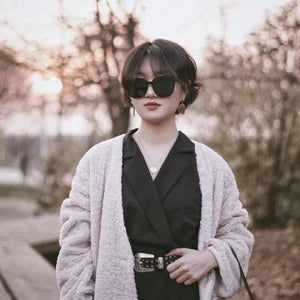 Korea Brand men women Sunglasses Square Acetate Polarized UV400  GENTLE Jack bye  Sunglasses women men with Original Packaging