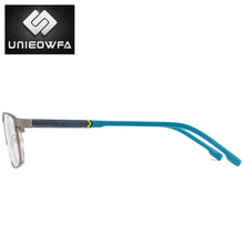 Load image into Gallery viewer, Korea Myopia Optical Eyeglasses Frame Men Custom Prescription Glasses Frame Male Rectangle Stainless Steel Spectacles Frame