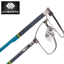 Load image into Gallery viewer, Korea Myopia Optical Eyeglasses Frame Men Custom Prescription Glasses Frame Male Rectangle Stainless Steel Spectacles Frame