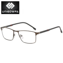 Load image into Gallery viewer, Korea Myopia Optical Eyeglasses Frame Men Custom Prescription Glasses Frame Male Rectangle Stainless Steel Spectacles Frame