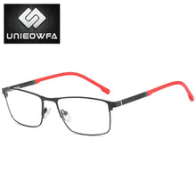 Load image into Gallery viewer, Korea Myopia Optical Eyeglasses Frame Men Custom Prescription Glasses Frame Male Rectangle Stainless Steel Spectacles Frame