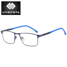Load image into Gallery viewer, Korea Myopia Optical Eyeglasses Frame Men Custom Prescription Glasses Frame Male Rectangle Stainless Steel Spectacles Frame