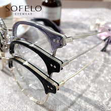 Load image into Gallery viewer, Korea Retro Round Optical Glasses Frame Women Anti Blue Light Myopia Eyeglasses Frame Prescription Vintage Computer Eyewear 2022