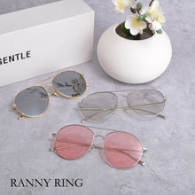 Load image into Gallery viewer, Korea V Brand GM Metal women men pilot sunglasses  GENTLE RANNY RING Polarized UV400 sun Glasses for men women