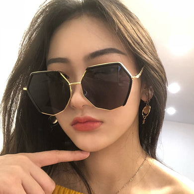 Korea ulzzang Harajuku streetwear vintage personality sunglasses women ins simple casual female Vintage sunglasses