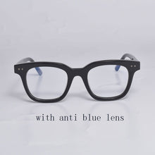 Load image into Gallery viewer, Korean Brand Design GENTLE South Side Eyeglasses Frames Acetate Square Myopia Reading Anti Blue Prescription  Glasses With Case