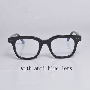 Korean Brand Design GENTLE South Side Eyeglasses Frames Acetate Square Myopia Reading Anti Blue Prescription  Glasses With Case