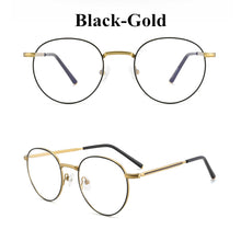 Load image into Gallery viewer, Korean Brand Designer Titanium Retro Round Glasses Frame Men&#39;s Women&#39;s Eyeglasses Blue light Prescription Gafas Oculos De Grau