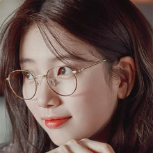 Load image into Gallery viewer, Korean Brand Designer Titanium Retro Round Glasses Frame Men&#39;s Women&#39;s Eyeglasses Blue light Prescription Gafas Oculos De Grau