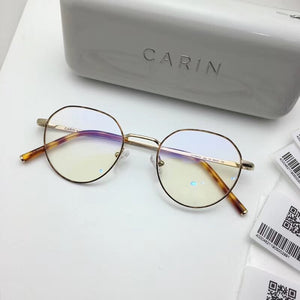 Korean Brand Pure Titanium Glasses Frame Irregular Optical Glasses Frame Women Men Ultralight Myopia Prescription Eyewear