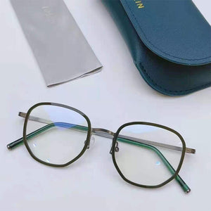 Korean Brand handmade Eyglasses Retro Round Glasses Optical Titanium for Men Women Ultralight Prescription Myopia reading frame