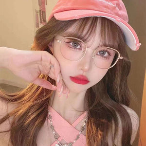 Korean Brand handmade Eyglasses Retro Round Glasses Optical Titanium for Men Women Ultralight Prescription Myopia reading frame