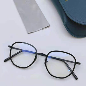 Korean Brand handmade Eyglasses Retro Round Glasses Optical Titanium for Men Women Ultralight Prescription Myopia reading frame