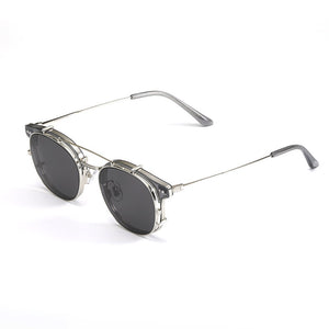 Korean GM Acetate Frames Titanium Eyeglasses Cat-eye Anti-blue Sunglasses Clip Alio Women Men Prescription Lens Original Bag