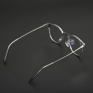 Korean GM Acetate Frames Titanium Eyeglasses Cat-eye Anti-blue Sunglasses Clip Alio Women Men Prescription Lens Original Bag