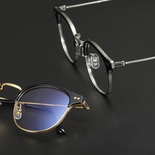 Load image into Gallery viewer, Korean GM Acetate Frames Titanium Eyeglasses Cat-eye Anti-blue Sunglasses Clip Alio Women Men Prescription Lens Original Bag