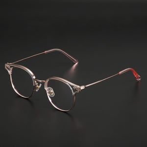 Korean GM Acetate Frames Titanium Eyeglasses Cat-eye Anti-blue Sunglasses Clip Alio Women Men Prescription Lens Original Bag