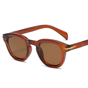 Korean Style Round Small Frame Sunglasses For Men  Retro Modern Star Eyewear Glasses UV400