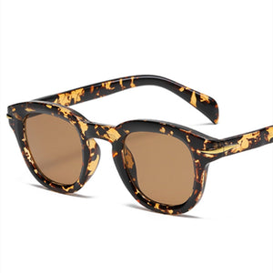 Korean Style Round Small Frame Sunglasses For Men  Retro Modern Star Eyewear Glasses UV400