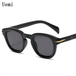 Korean Style Round Small Frame Sunglasses For Men  Retro Modern Star Eyewear Glasses UV400