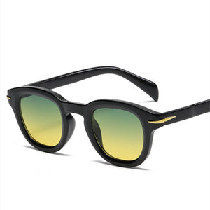 Korean Style Round Small Frame Sunglasses For Men  Retro Modern Star Eyewear Glasses UV400