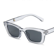 Carica l&#39;immagine nel visualizzatore di Gallery, Korean Style Small Rectangular Female Sunglasses Retro Shade Small Glasses Leopard Print Hip-hop Transparent Sunglasses